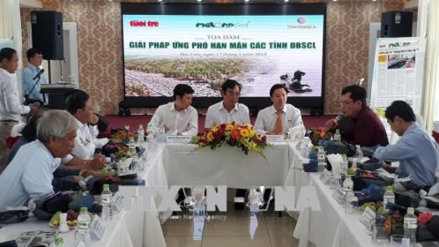 Solutions sought to drought, saline intrusion in Mekong Delta