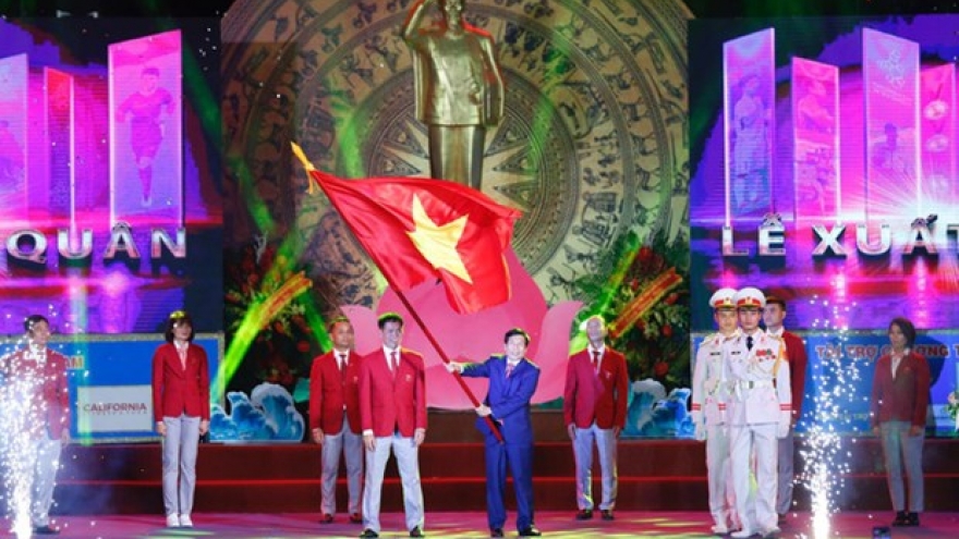 Athletes sent off for SEA Games