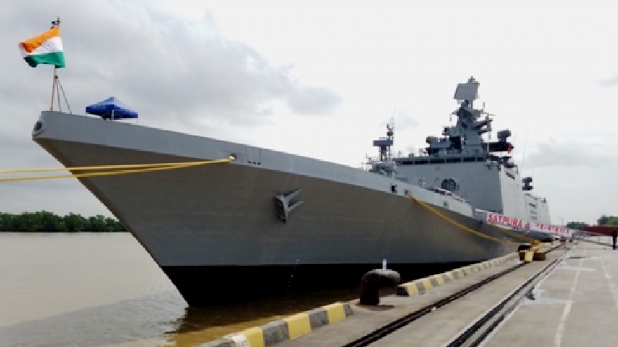 Indian navy ships visit Hai Phong Port, Vietnam
