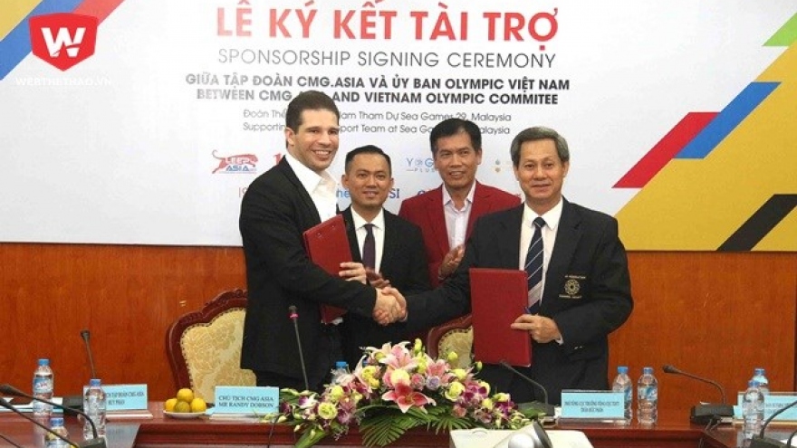 CMG.ASIA sponsors Vietnam sport delegation at 29th SEA Games