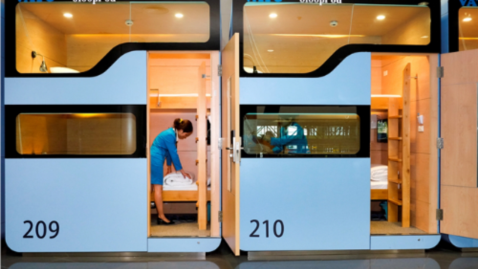 Free sleep pod service at Noi Bai airport 