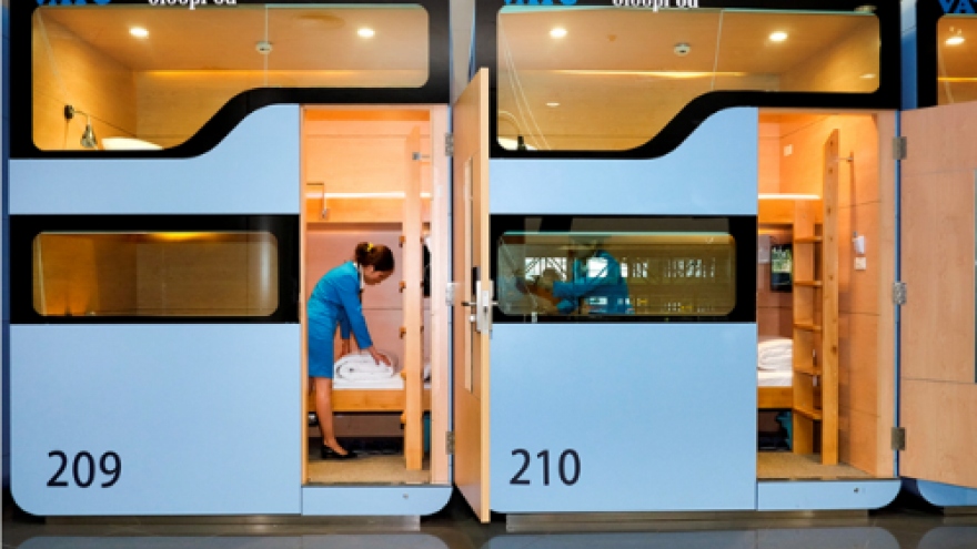 Free sleep pod service at Noi Bai airport 