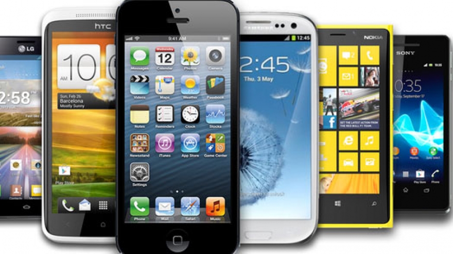 Smartphone imports up 57%