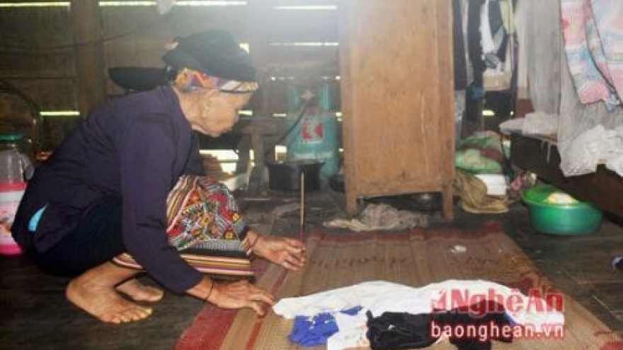 Soul prayer ritual of the Thai