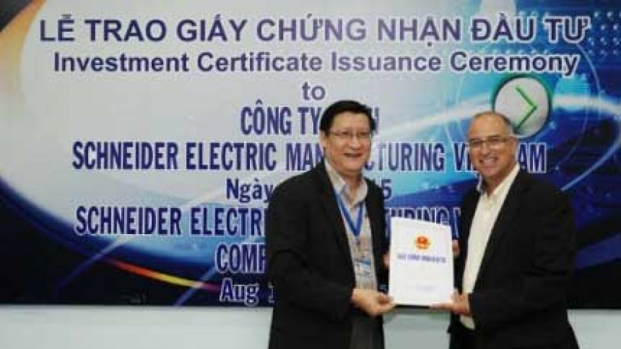 
        Schneider Electric invests US$45 million in Saigon Hi-tech Park 
                              