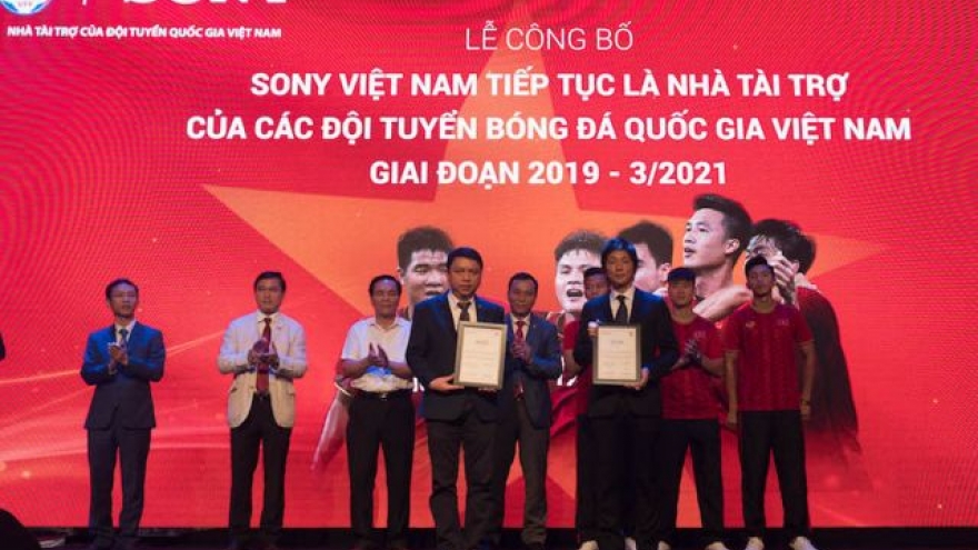 Sony to continue sponsorship of national football teams