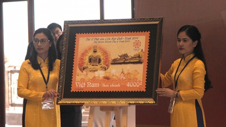 Postage stamp launched to mark UN Day of Vesak 2019