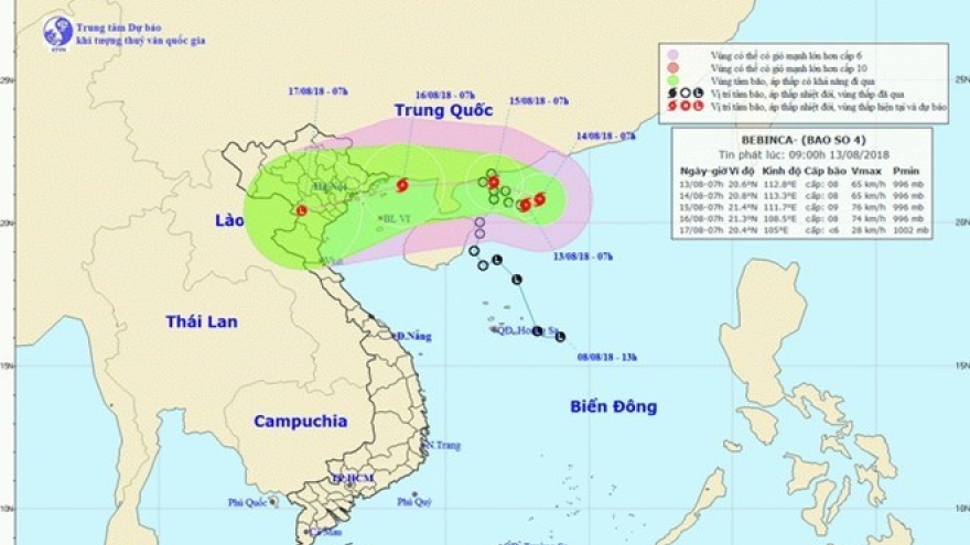 Storm Bebinca to cause heavy rains in northern region