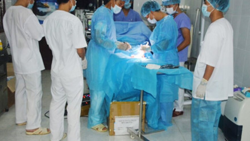 Military doctors in Truong Sa Island District