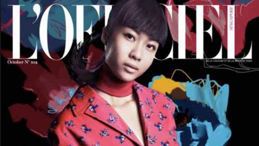Rapper Suboi appears on L'Officiel Singapore fashion magazine