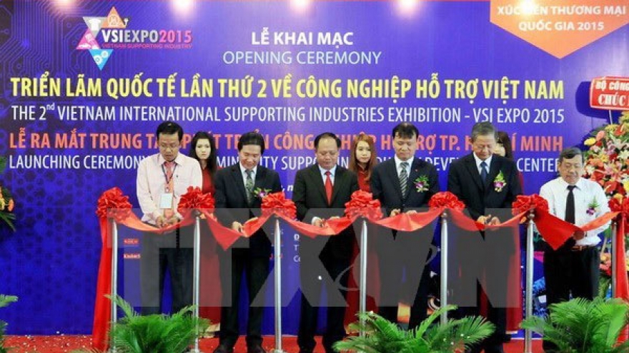 Support industry expo opens in HCM City
