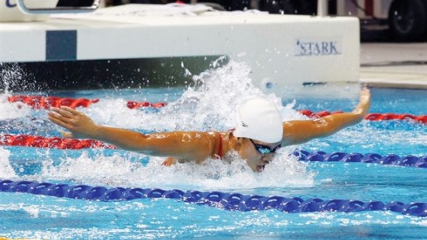 Vietnamese swimmer targets 8-10 golds at SEA Games