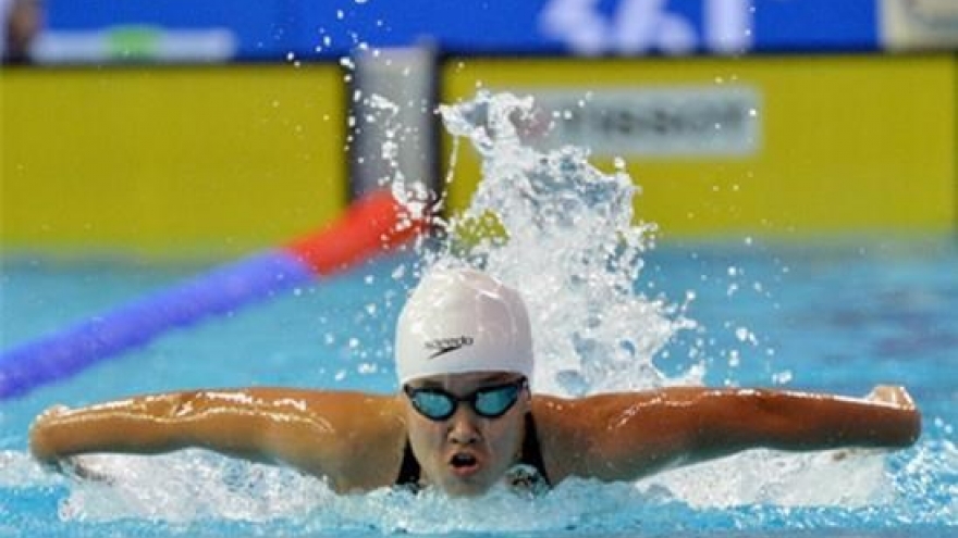 Vietnamese swimmer wins silver at Military World Games in China