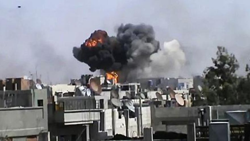 Syrian army’s airstrikes kill dozens