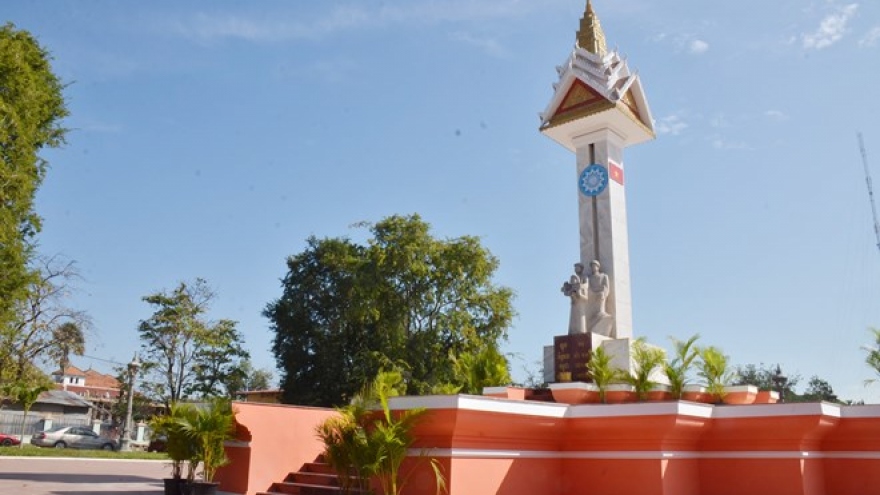 Vietnam-Cambodia friendship monument in Takeo restored