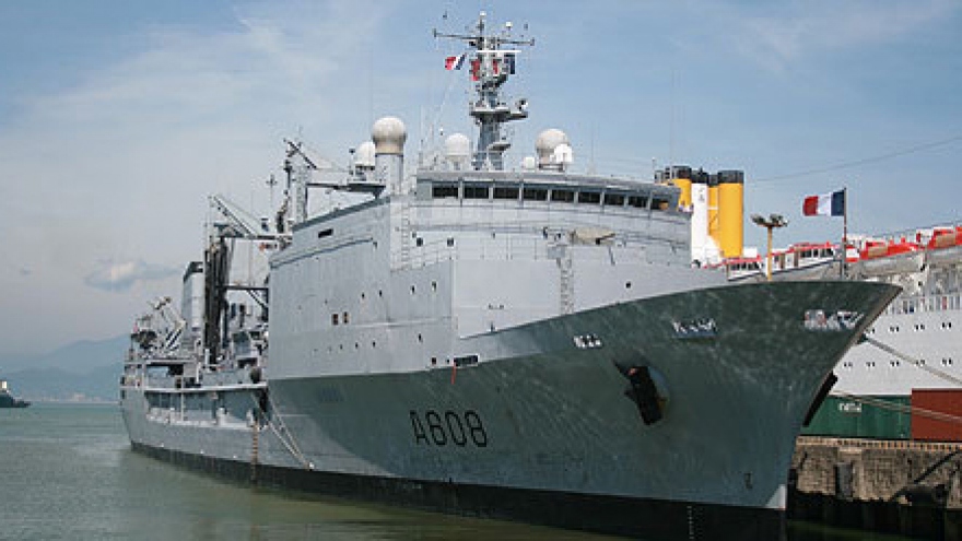 French naval ship to dock at Danang port