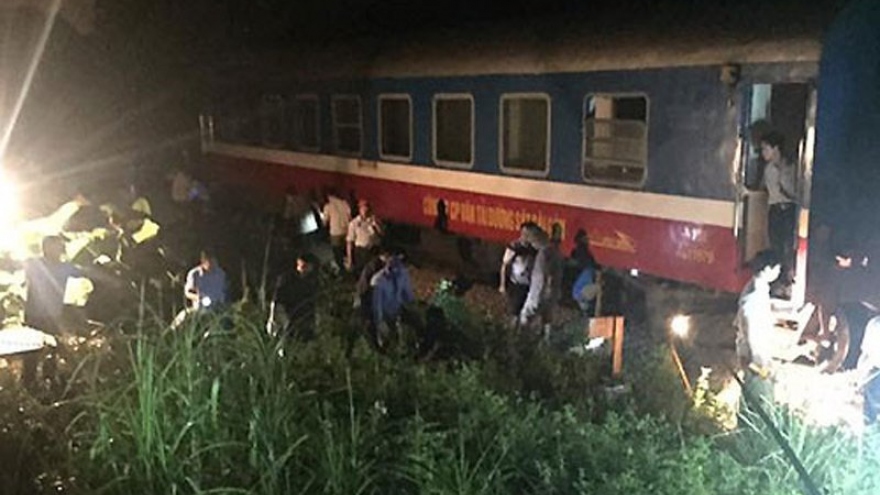 Train carrying 214 passengers derails in northern Vietnam