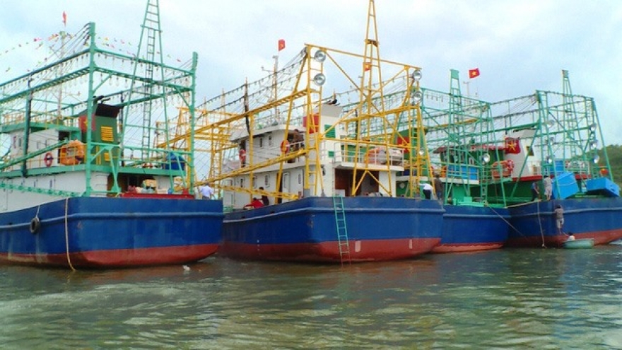 Binh Dinh hands over eight fishing ships to seamen