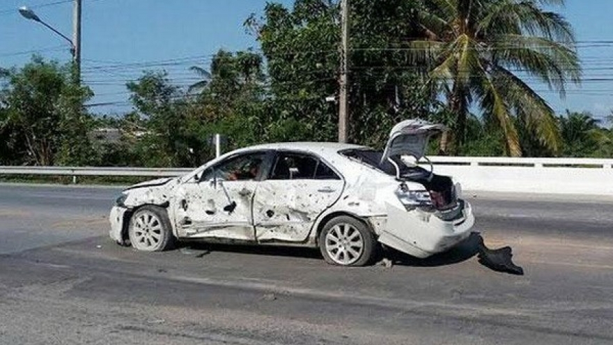 Thailand: motorcycle bomb injures seven