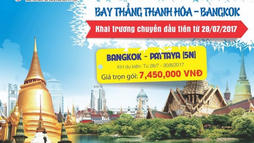 Vietravel launches Thanh Hoa-Bangkok air route