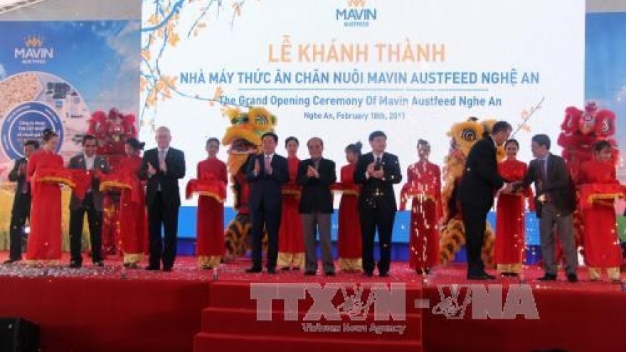 US$14.3-million cattle-feed factory inaugurated in Nghe An
