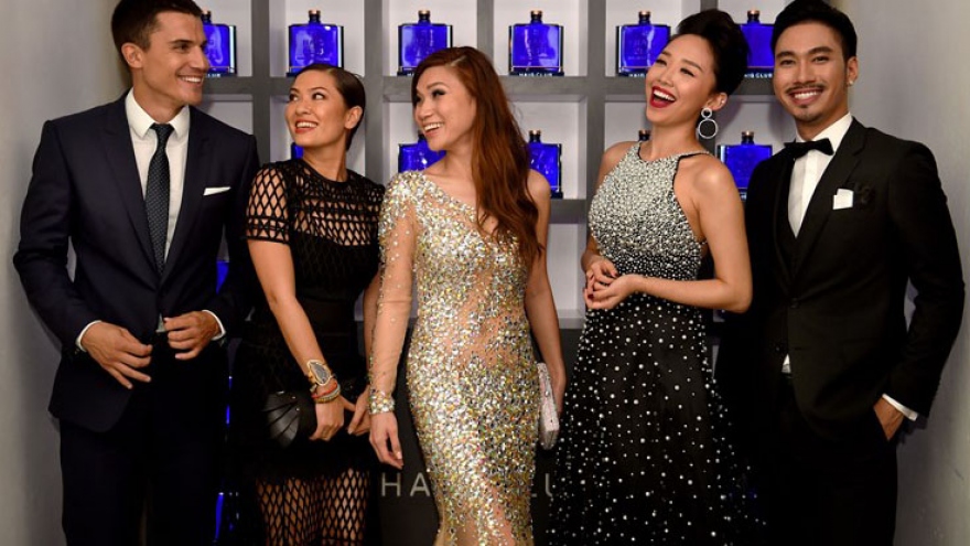 Pictures: Toc Tien attends David Beckham’s party