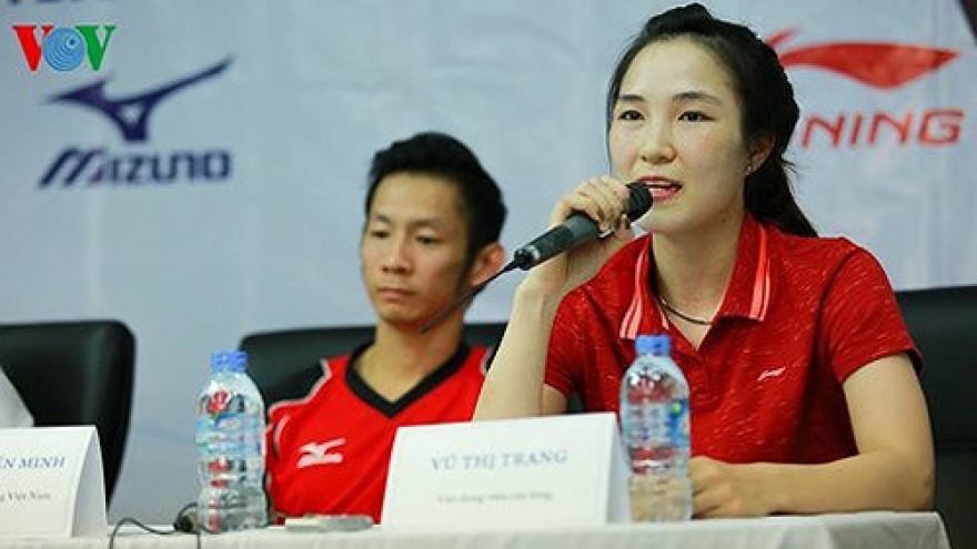 
        Tien Minh, Vu Thi Trang out of badminton’s world top 50 
                              