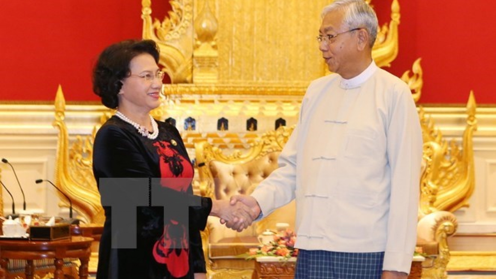 NA Chairwoman meets with Myanmar’s President