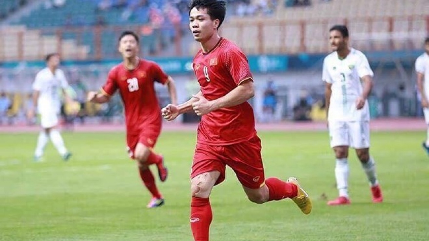 Striker Phuong named among top 9 footballers to watch out for at ASIAD 2018