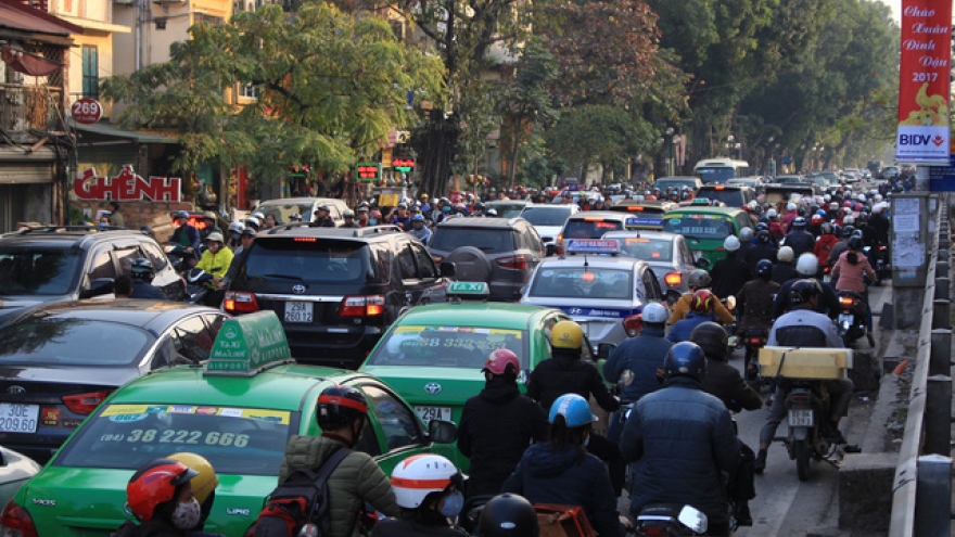 ​Hanoi suggests collecting fees in traffic jam hotpots