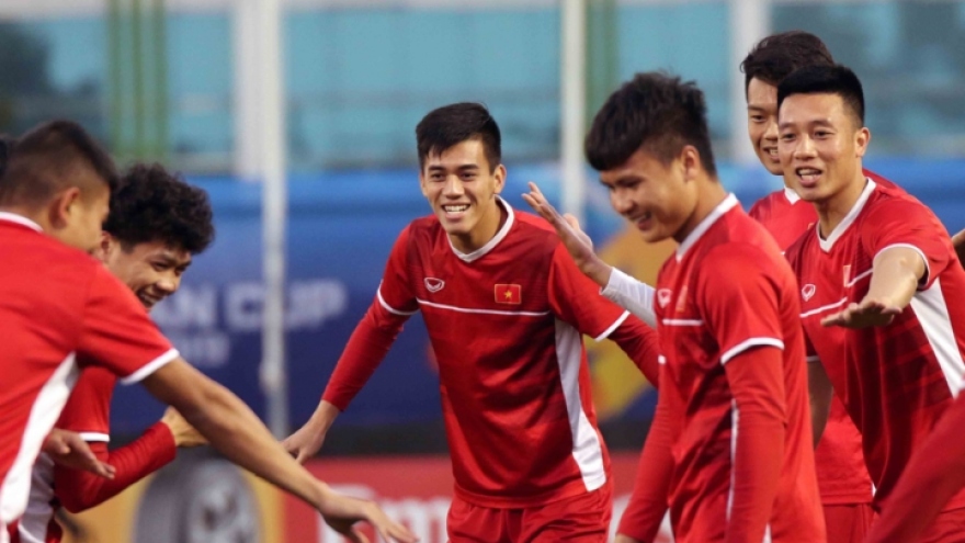 Vietnam’s national team holds first training session in the UAE