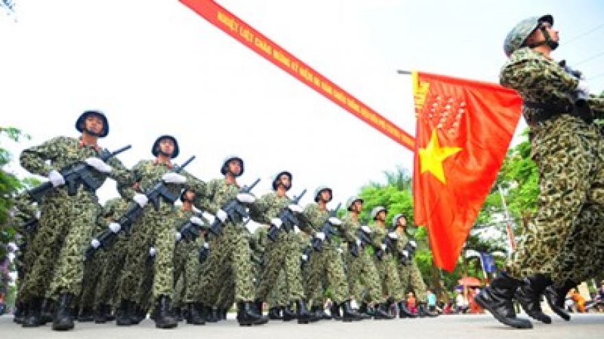Rehearsal of Dien Bien Phu victory parade