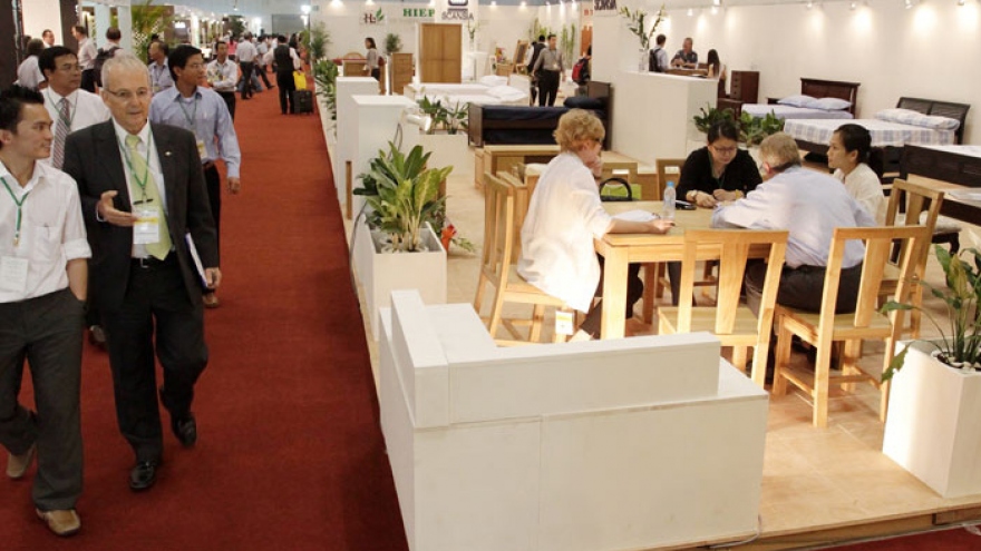 Businesses showcase wood products in HCM City