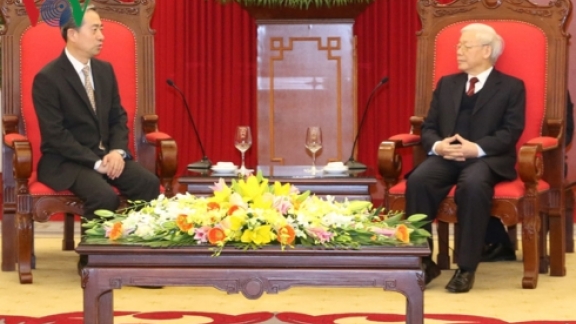 Top Vietnamese leader appreciative of Vietnam-China cooperation