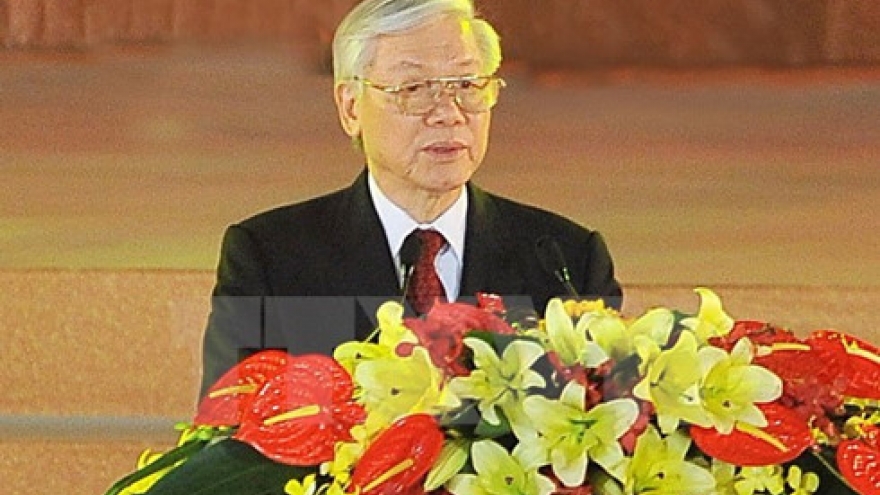 Congratulatory messages cabled to Party leader