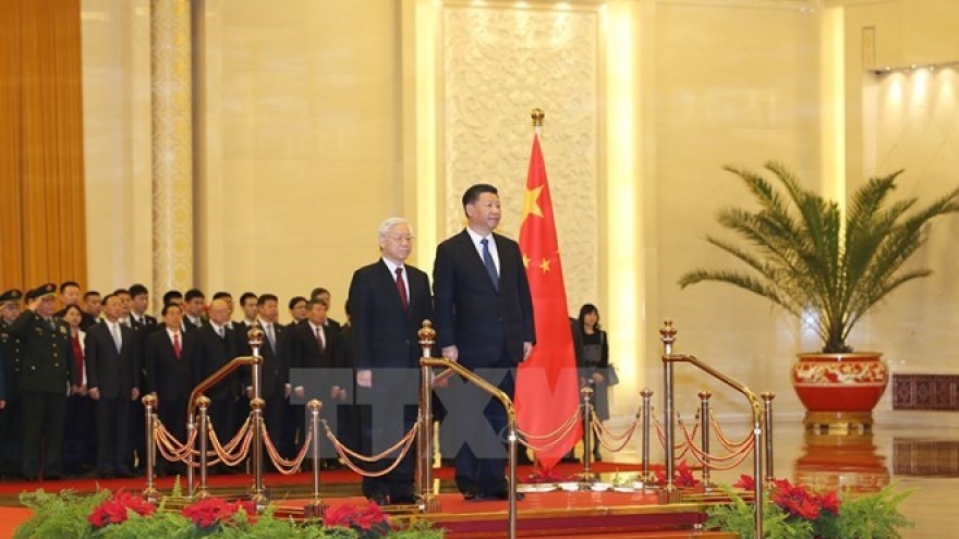 Official: Party chief’s China visit ends successfully