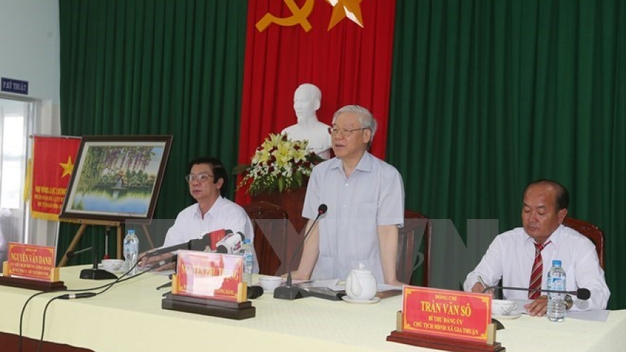 Party chief orders drastic fight against drought in Tien Giang
