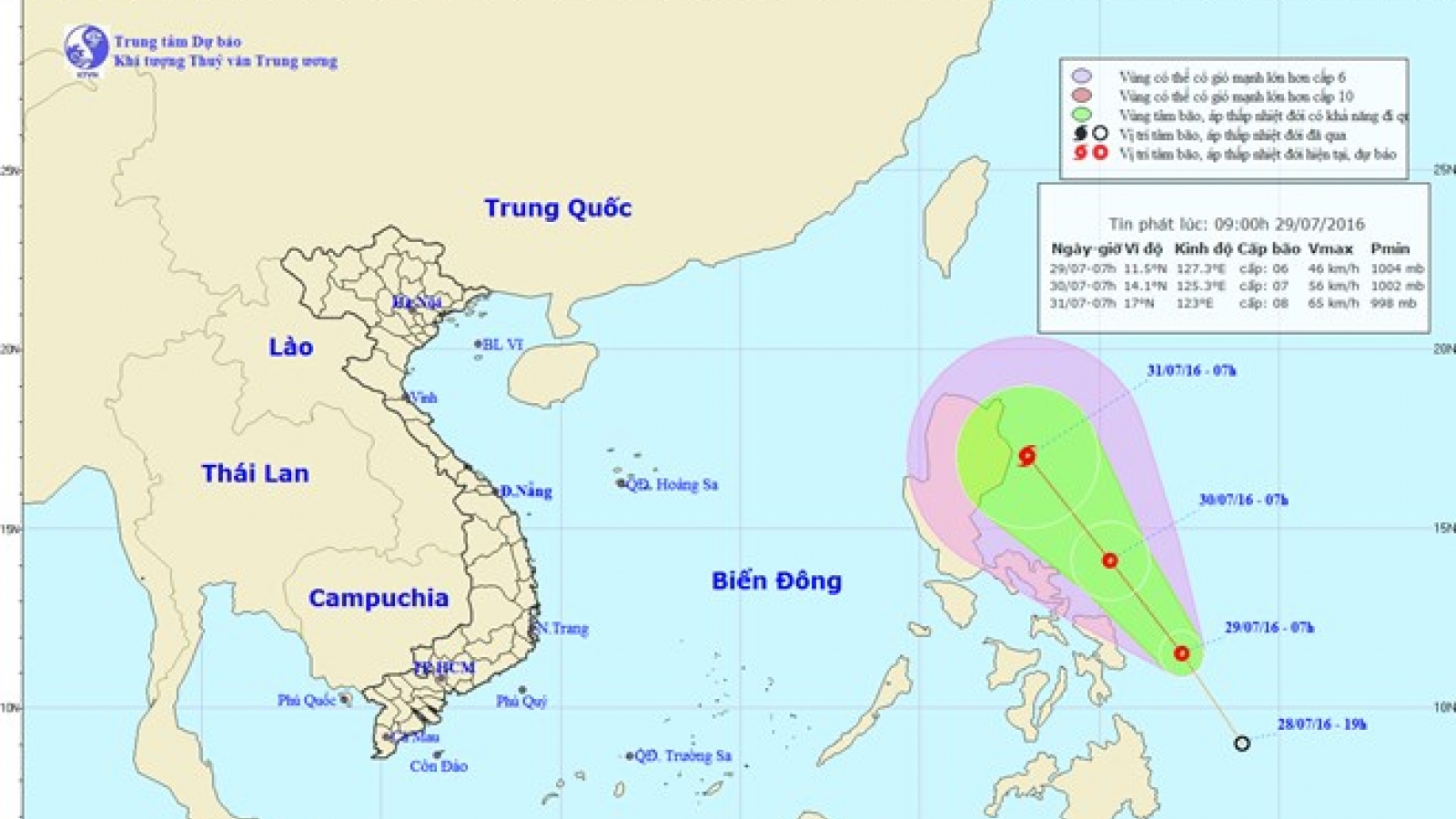 Tropical depression may grow into storm, hit East Sea