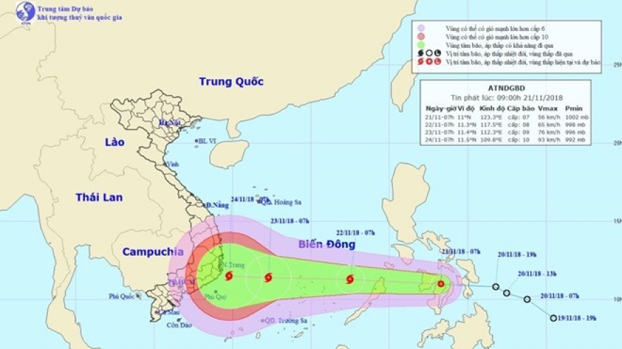 Tropical depression may grow into storm, hit East Sea