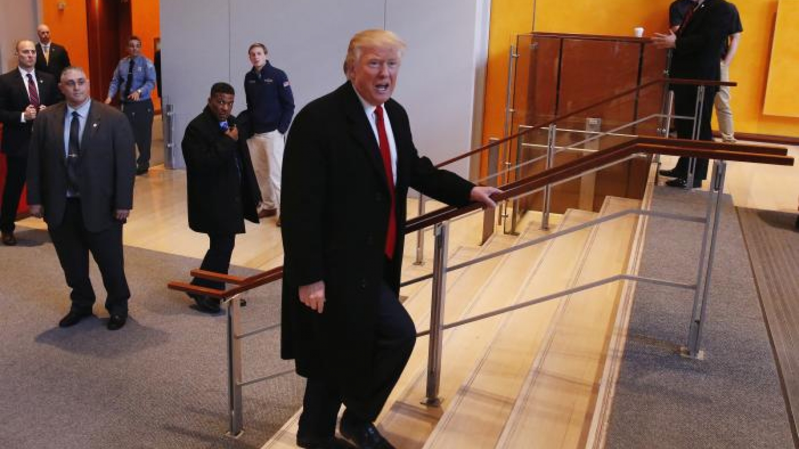 Trump keeping 'open mind' on pulling out of climate accord