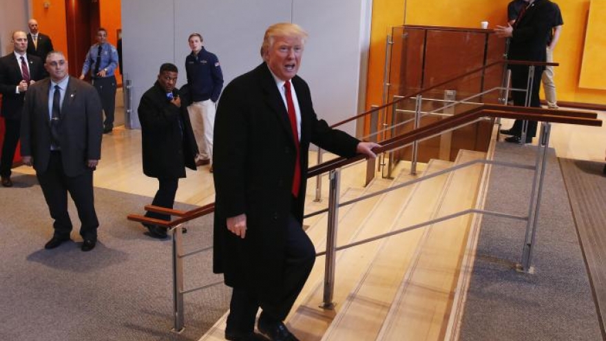 Trump keeping 'open mind' on pulling out of climate accord