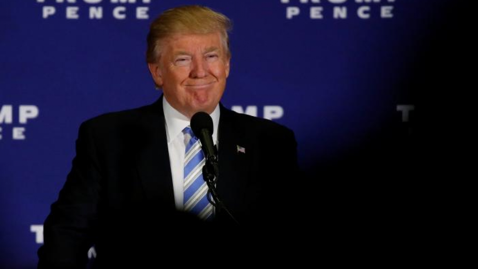 Trump uses policy speech to attack media, promises to sue accusers