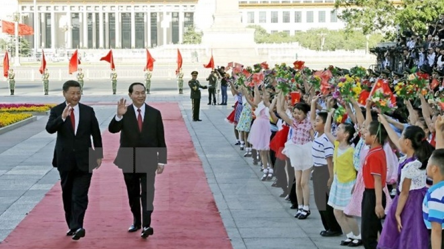 President Tran Dai Quang concludes State visit to China