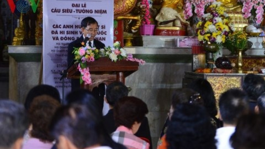 Requiem for Vietnamese fallen soldiers held in Thailand