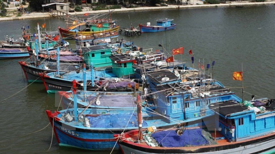 Fishermen provided with disaster prevention navigation charts