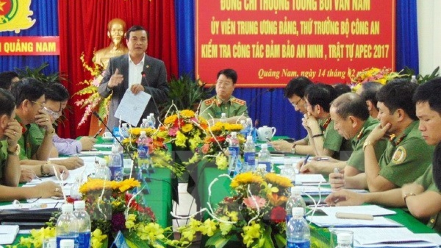 Quang Nam works to ensure security for APEC events