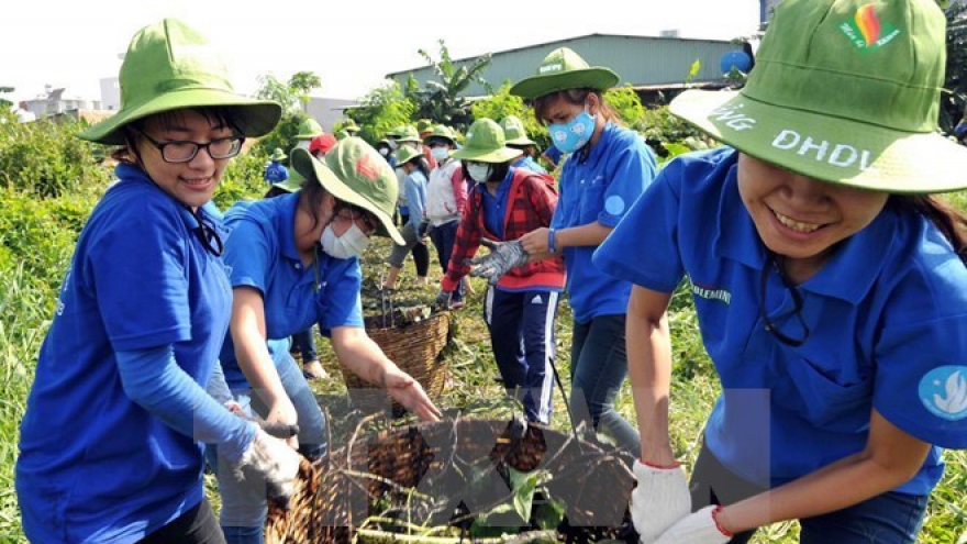 Hanoi youth to join various voluntary activities in 2016