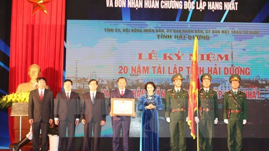 Hai Duong honoured with Independence Order for achievements