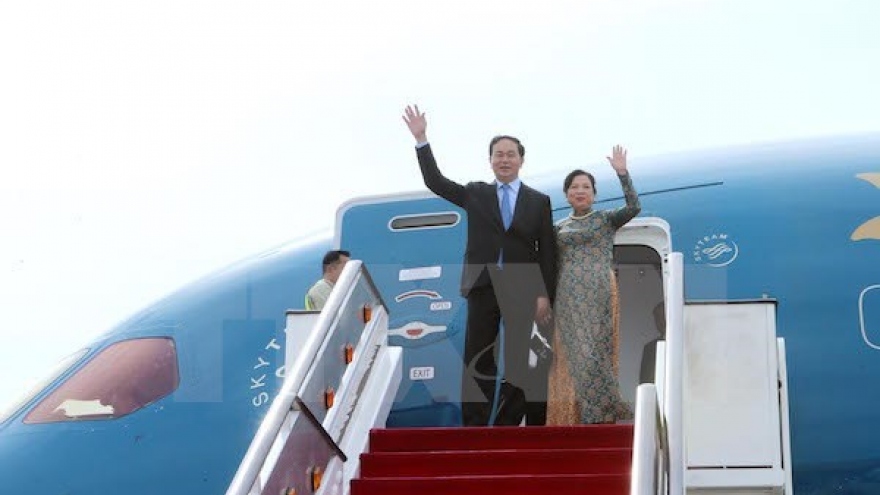 Vietnamese President starts State visit to Singapore