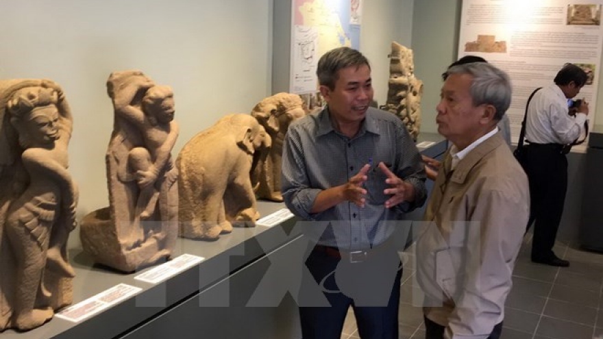 Ancient Cham objects showcased in Hue